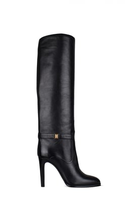 Saint Laurent Botas Diane Negro