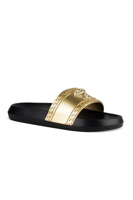 Versace Chanclas Medusa Oro