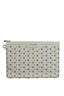 Jimmy Choo Bolso de mano Derek Blanco