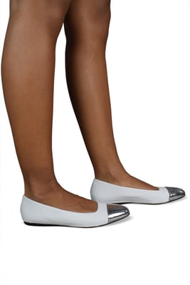 Jimmy Choo Bailarinas WATSON Blanco