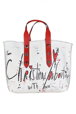 Christian Louboutin Bolso tote Frangibus Blanco