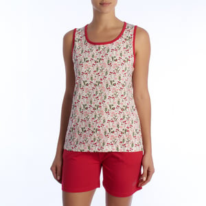Pijama de Tirantes Anchos de Algodón para Mujer KL45250