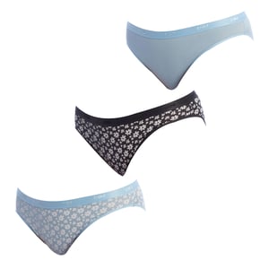 Pack-3 Braguitas Slips Coton Strech D4C17 para Mujer