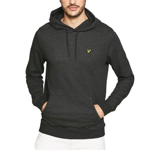 Sudadera Con Capucha Color Carbón Jaspeado De La Marca Lyle &amp; Scott