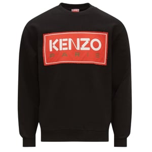 Kenzo Paris Block Logo sudadera negra