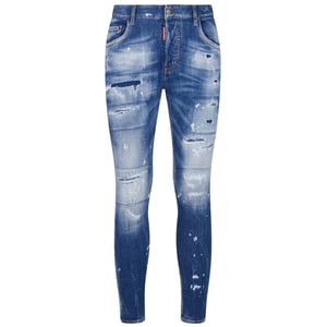 Vaqueros azules desgastados reforzados Super Twinky Jean de Dsquared2