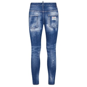 Vaqueros azules desgastados reforzados Super Twinky Jean de Dsquared2
