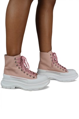 Alexander McQueen Sneakers Tread Slick Rosa