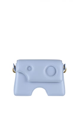 Off-White Bolsa bandolera Burrow 22 Azul
