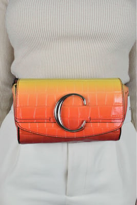 Chloé Riñonera Chloé C Naranja