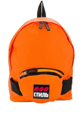 Heron Preston Mochila Naranja