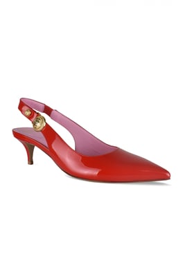 Balmain Zapatos Slingback Eva Rojo