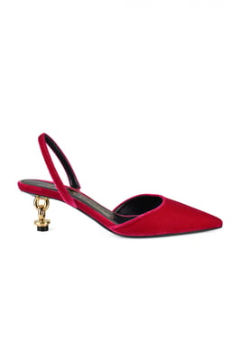 Tom Ford Zapatos de tacón Velvet Chain Rosa