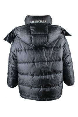 Balenciaga Chaqueta de plumón Negro