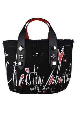 Christian Louboutin Bolso de mano pequeño Frangibus Negro