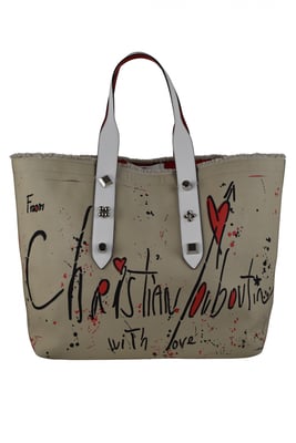 Christian Louboutin Bolso tote Frangibus Beige