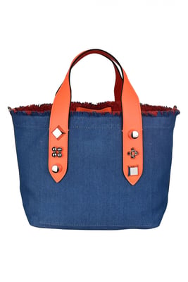 Christian Louboutin Bolso pequeño Frangibus Azul