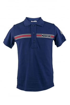 Moncler Polo Azul