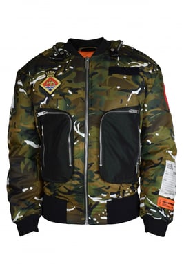 Heron Preston Chaqueta Bomber Caqui