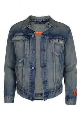 Heron Preston Chaquetas vaquera Azul