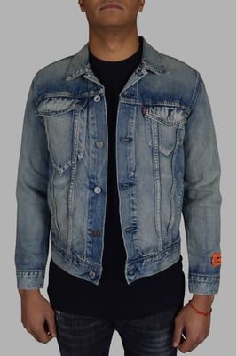 Heron Preston Chaquetas vaquera Azul