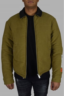 Heron Preston Chaqueta de plumón Caqui