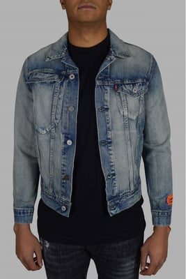 Heron Preston Chaquetas vaquera Azul