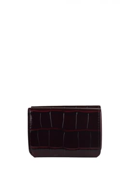 Balenciaga Mini Cartera Cash Burdeos