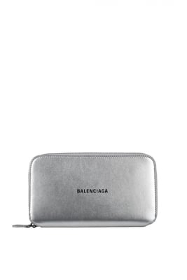 Balenciaga Cartera Plateado