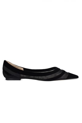Jimmy Choo Bailarinas Love Negro