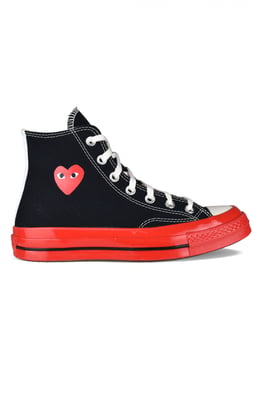 Comme des garçons Sneakers Chuck Taylor alta Negro
