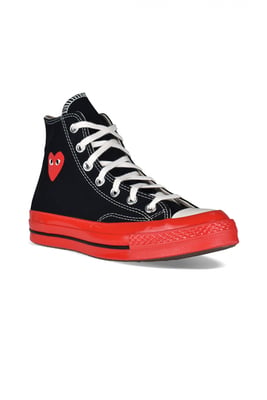 Comme des garçons Sneakers Chuck Taylor alta Negro