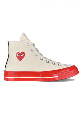 Comme des garçons Sneakers Chuck Taylor alta Beige