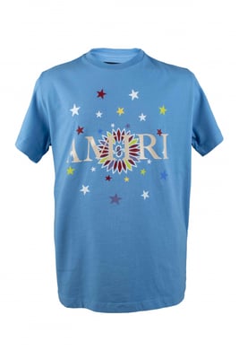 AMIRI Camiseta Azul