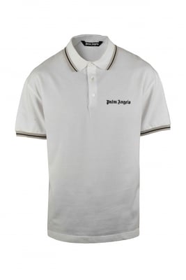 Palm Angels Polo Blanco