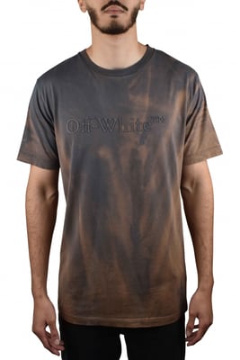 Off-White Camiseta Marrón