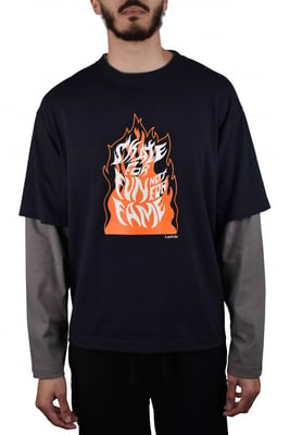Lanvin Camiseta Azul