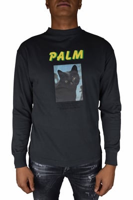 Palm Angels Camiseta Gris