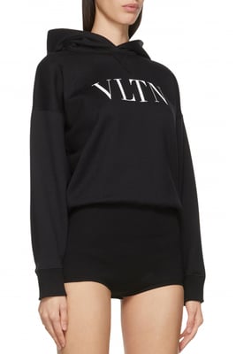 Valentino Garavani Body con capucha Negro