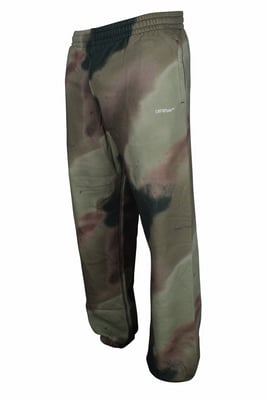 Off-White Pantalones de chandal Verde
