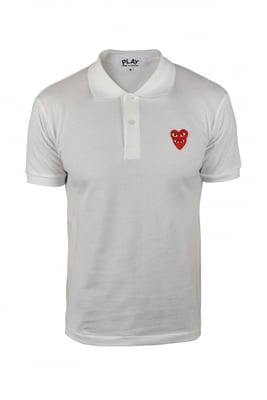 Comme des garçons Polo Blanco