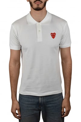 Comme des garçons Polo Blanco