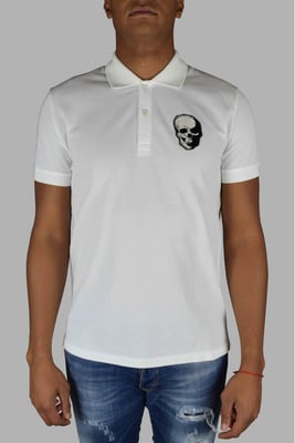 Alexander McQueen Polo Blanco