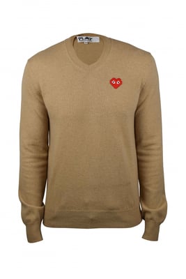Comme des garçons Jersey Camello