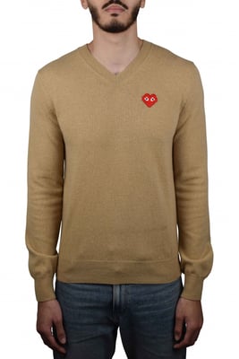 Comme des garçons Jersey Camello