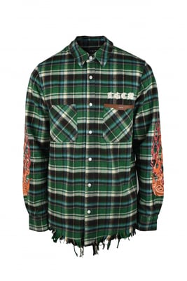 AMIRI Camisa Verde