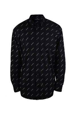Balenciaga Camisa Negro