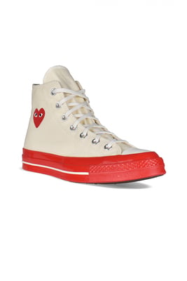Comme des garçons Sneakers Chuck Taylor alta Beige