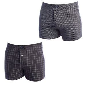Pack-2 Bóxers para Hombre Esenciales con Goma Elástica A0100