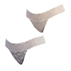 Pack de 2 Tangas de Algodón Coquettes 1032357 para Mujeres